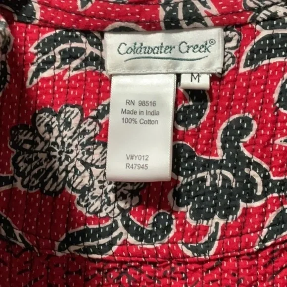 Coldwater Creek Size Medium lightweight zip up jacket - Picture 3 of 4